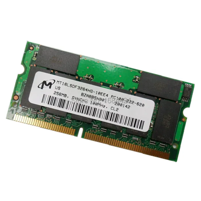 Для Micron MT решающие SD 512 МБ ( 2 x 256 ) PC100 SDRAM ноутбук память 144pin ram SODIMM компьютер |