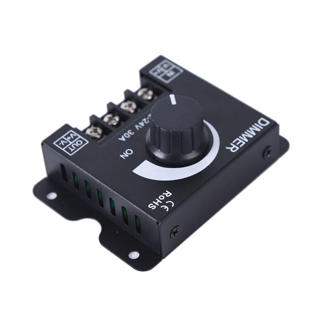 30A светодиодный AC/DC 12V 24V 360W Регулируемый Яркость лампа S p Драйвер светильник