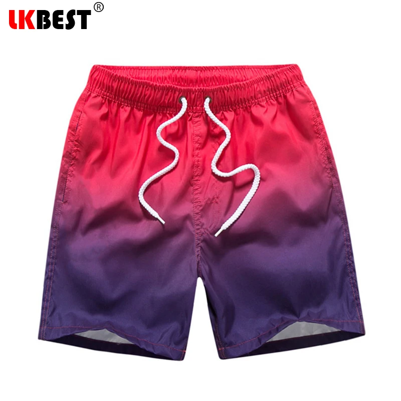 LKBEST модные повседневные шорты для мужчин летние мужские пляжные быстросохнущие