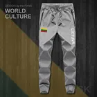 Мужские спортивные штаны для фитнеса, литовский комбинезон с флисовой подкладкой