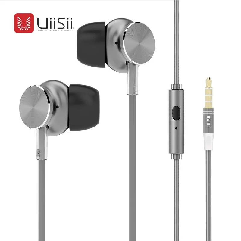 Uiisii GT500 металлический Hi Fi наушники вкладыши Наушники с шумоизоляцией плотно