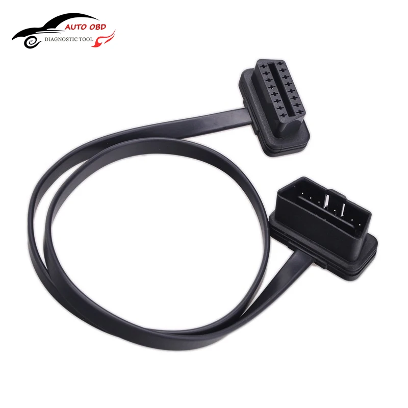 

5 шт., диагностический кабель OBD2, 16 контактов, 60 см