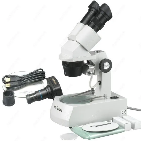 

Стерео микроскоп -- AmScope поставляет 10X-20X-30X-60X стерео микроскоп с цветной цифровой камерой