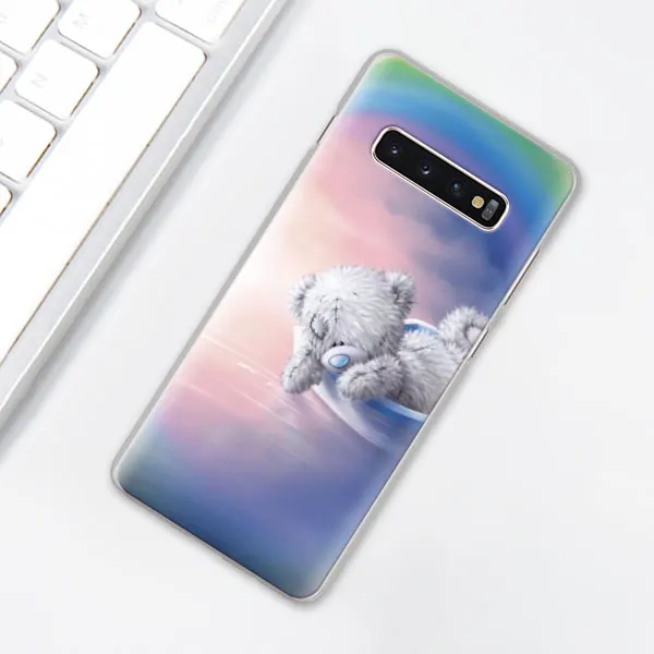 008 Tatty Teddy Bear Me To You чехол для телефона для samsung Galaxy S10e S10 Plus S7 S8 S9 Plus Note 8 9 M10 M20 M30 жесткий чехол - Цвет: 008