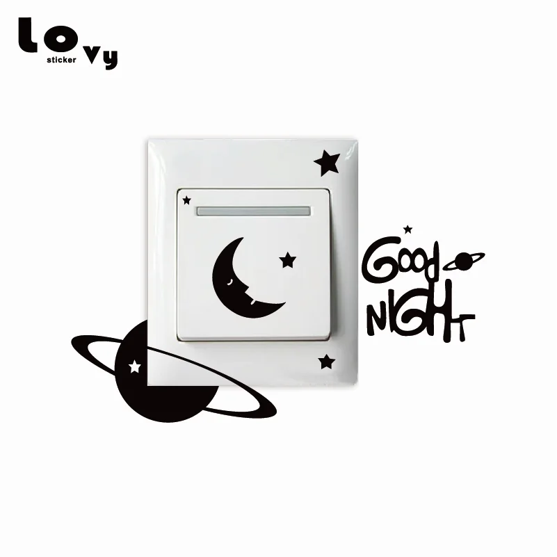 Goodnight теплые ночные открытия события предложения личности креативные наклейки