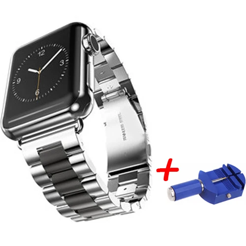 Ремешок для Apple watch Band 4 5 correa iwatch 42 мм 38 мм 3 2 44 мм 40 мм браслет из нержавеющей стали pulseira Apple watch 4 аксессуары - Цвет ремешка: band tool