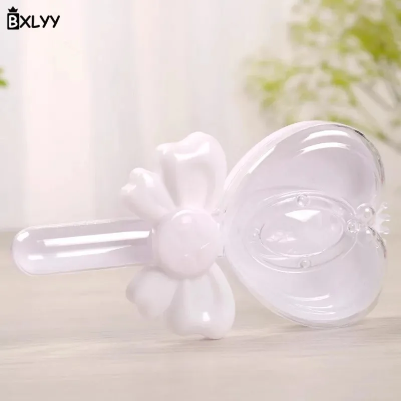 Белый BXLYY Новинка 3 шт. креативная пластиковая коробка для конфет Babyshow любовь леденцы конфеты коробка украшение для свадьбы подарок картины от Numbers.7z - Цвет: Белый