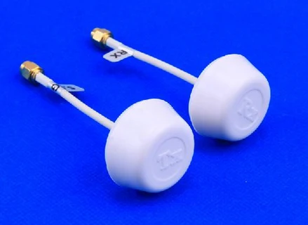 

5.8 GHz Circular Polarized Antenna Set - White, RP-SMA Plug