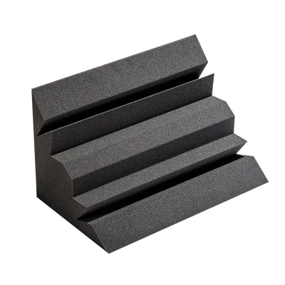 Black color Черный и цвета кофе 4 шт. большой размер 50x30x30 см акустическая пена басовая ловушка для угловых стен звукоизолированная губка звукопоглощение студия пена - Цвет: Black color