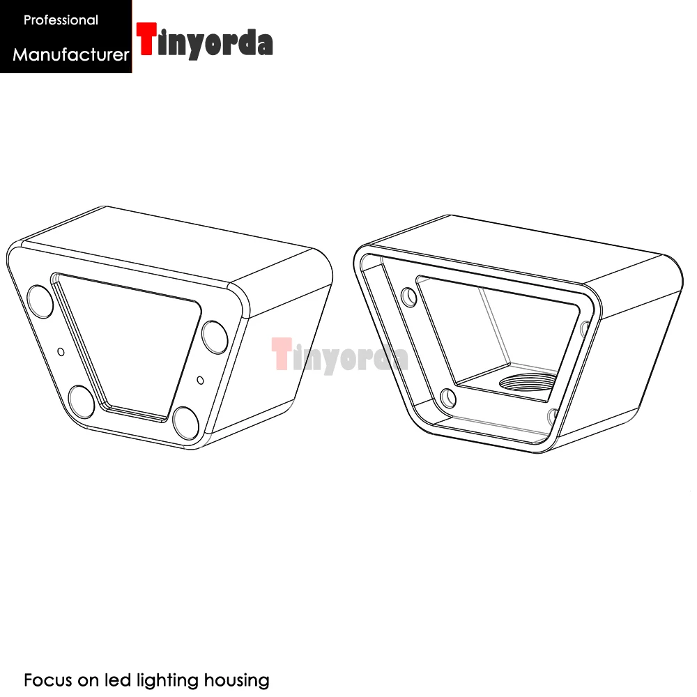 Tinyorda TGL5530 3 в 1 (длина м) 210 Вт Led Grow Light Housing Indoor Setting Profile [профессиональный