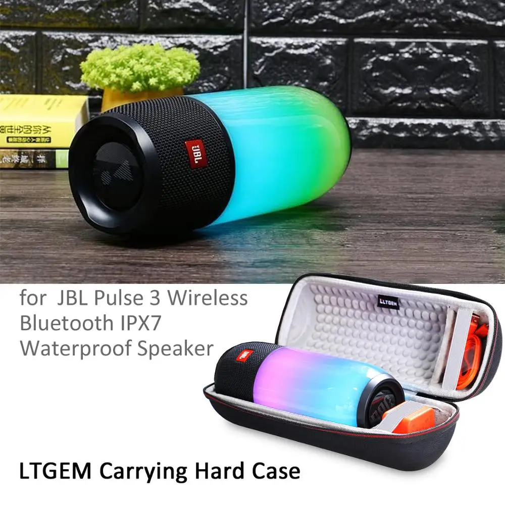 Жесткий чехол LTGEM EVA для беспроводной колонки JBL Pulse 3 Bluetooth IPX7 водонепроницаемая