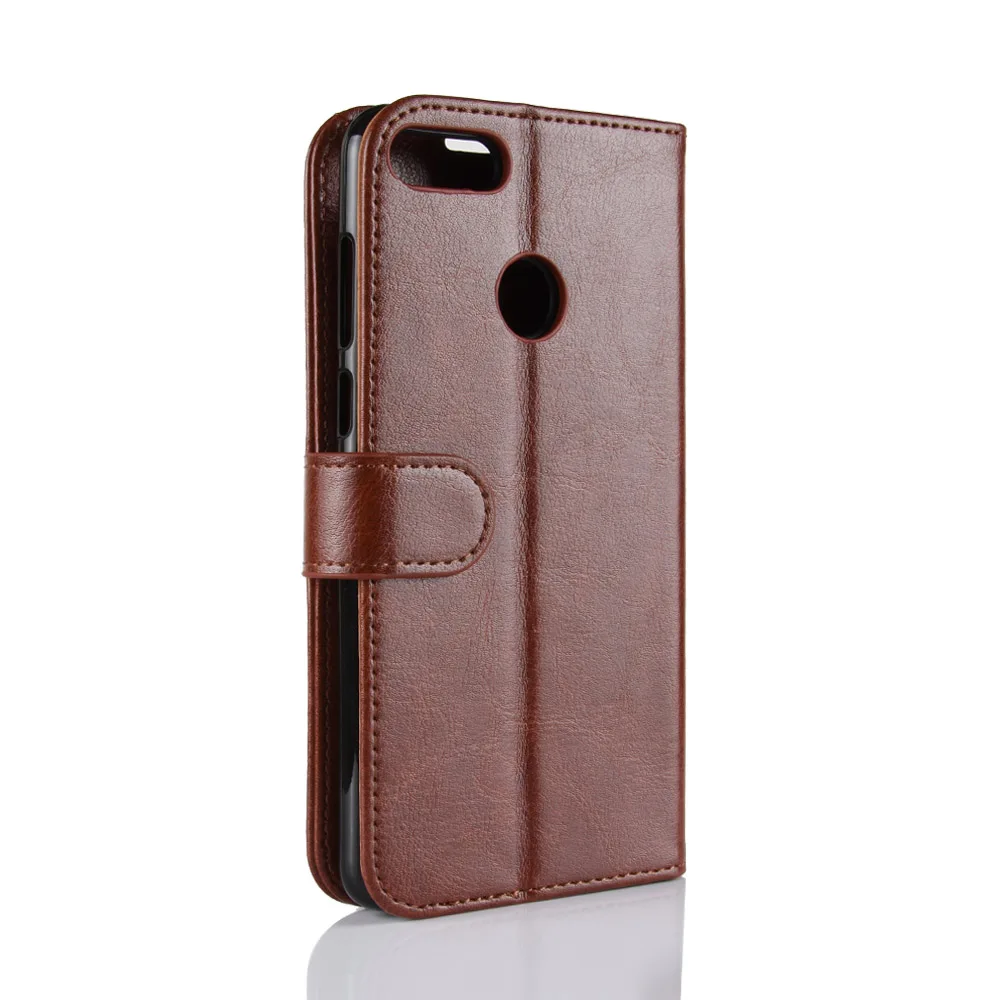 HUDOSSEN For Huawei Y9 2018 FLA-AL00 FLA-AL10 FLA-AL20 Luxury Flip Case Leather Back Cover Protective Phone Housing | Мобильные
