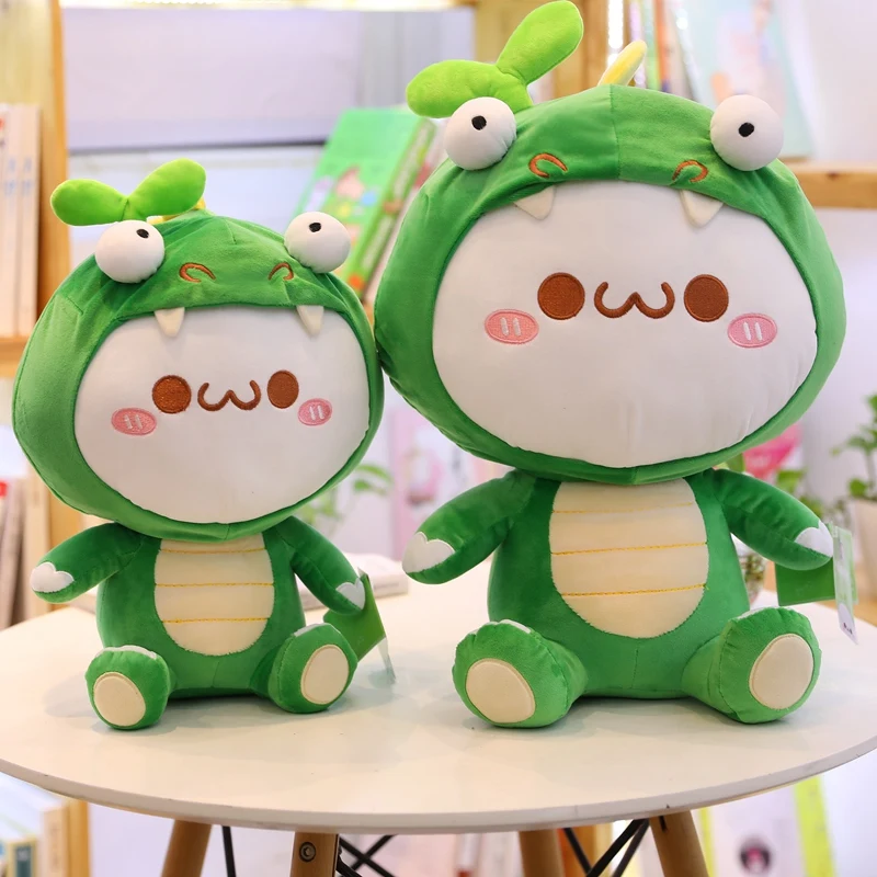 1 шт. Kawaii креативный динозавр плюшевый Косплей мягкая подушка Симпатичные мягкие