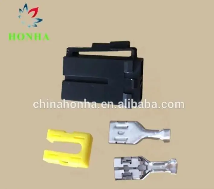 

Free shipping 5/10/20/50/100set 2pin auto plastic female wir harness connector 7123-4123-30