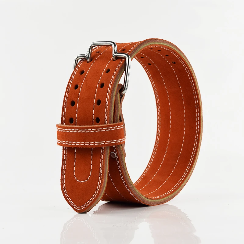 Adult Professional Weightlifting Heavy Weight Squat Training Cowhide Waist Belt Genuine leather
