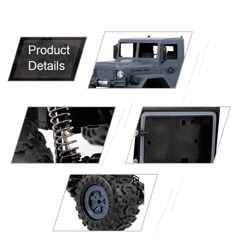 ZG C1231WS автомобиль с дистанционным управлением 1:12 2 4G 4WD внедорожник RTR RC военные
