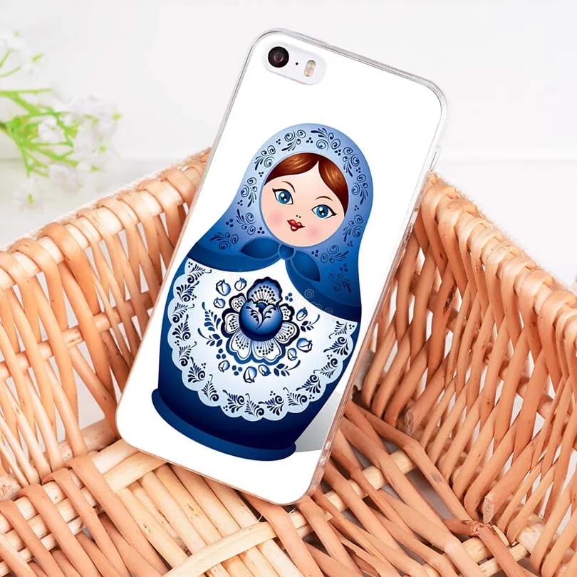 MaiYaCa русские куклы матрешка Роскошный Гибридный чехол для телефона для iPhone 8 7 6 6S Plus X 10 5 5S SE 11pro чехол Coque - Цвет: 6