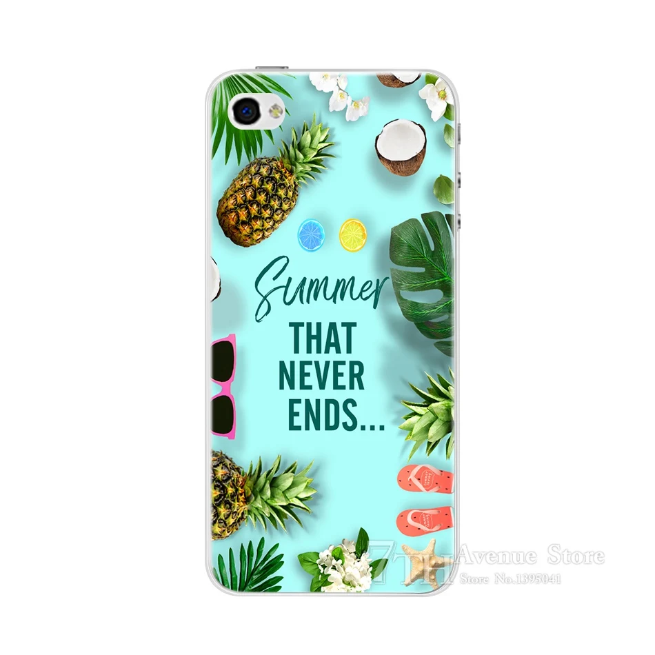 Чехол для телефона iPhone 4s 4 iPhone4 S мягкий силиконовый чехол из ТПУ с модным рисунком