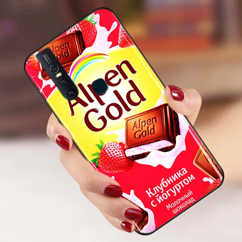 2 WEBBEDEPP забавные шоколад русский ТПУ чехол для vivo Y17 Y53 Y55s Y67 Y75 Y81s Y85 Y89 Y91 Y91C Y95 Y93 V5s V7 V9 - Цвет: 2