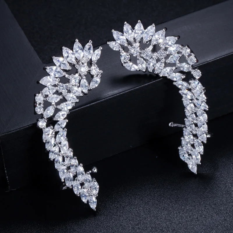 Pera новые модные панк этнические кубические циркониевые роскошные большие серьги