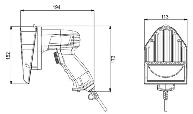 Только США вилка для Америки профессиональный электрический шаурмы Doner нож