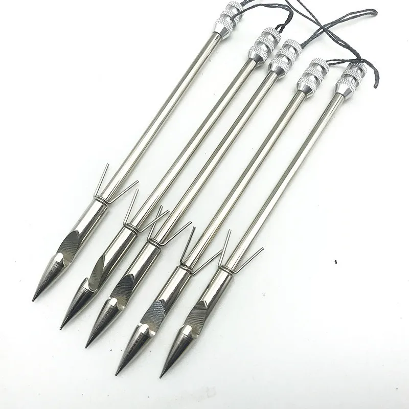 

10 pieces of stainless steel slingshot sling dart arrow fish bullets and arrows shooting catapult darts hunting skills