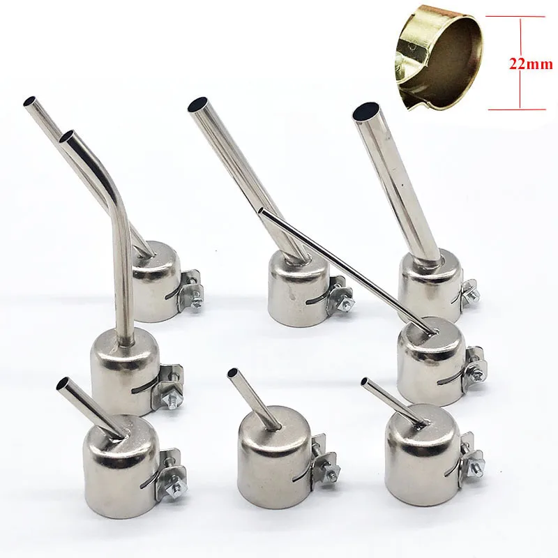 

Lengthen Oblique Angle 45 Degrees SMD BGA nozzle 3mm 5mm 10mm For YIHUA AOYUE 850 852 852D 853 Hot Air Gun Desoldering Station