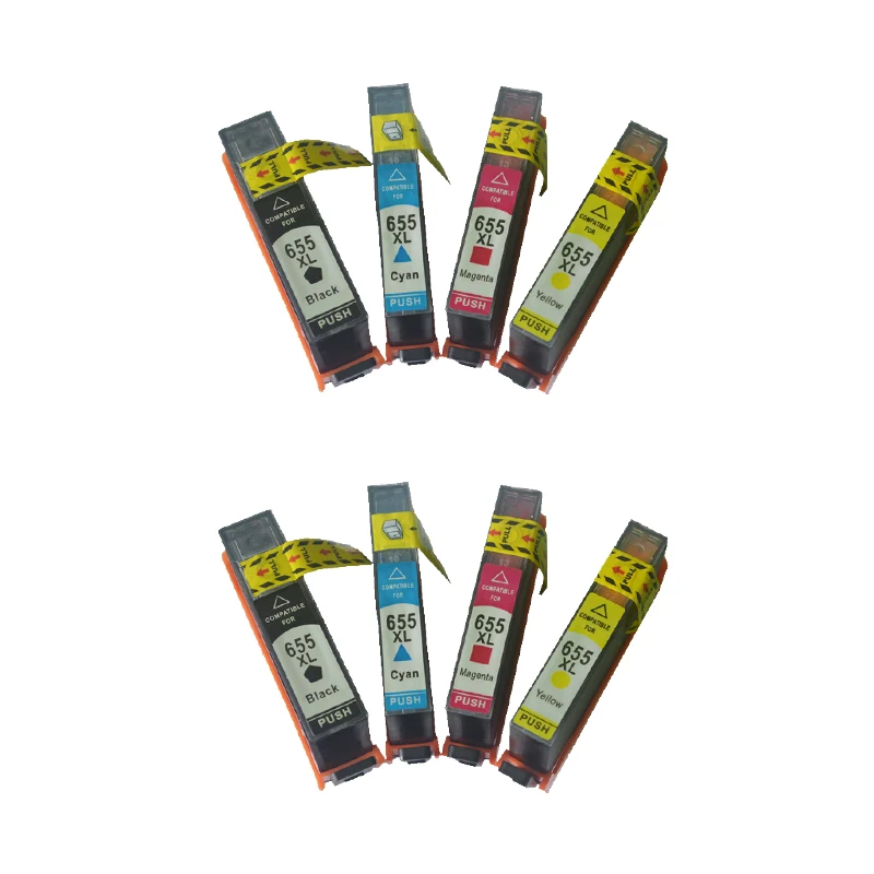 8 шт. картриджи для принтеров HP 655 655XL deskjet 3525 5525 4615 4625 4525 6520 6525 6625|Чернильные
