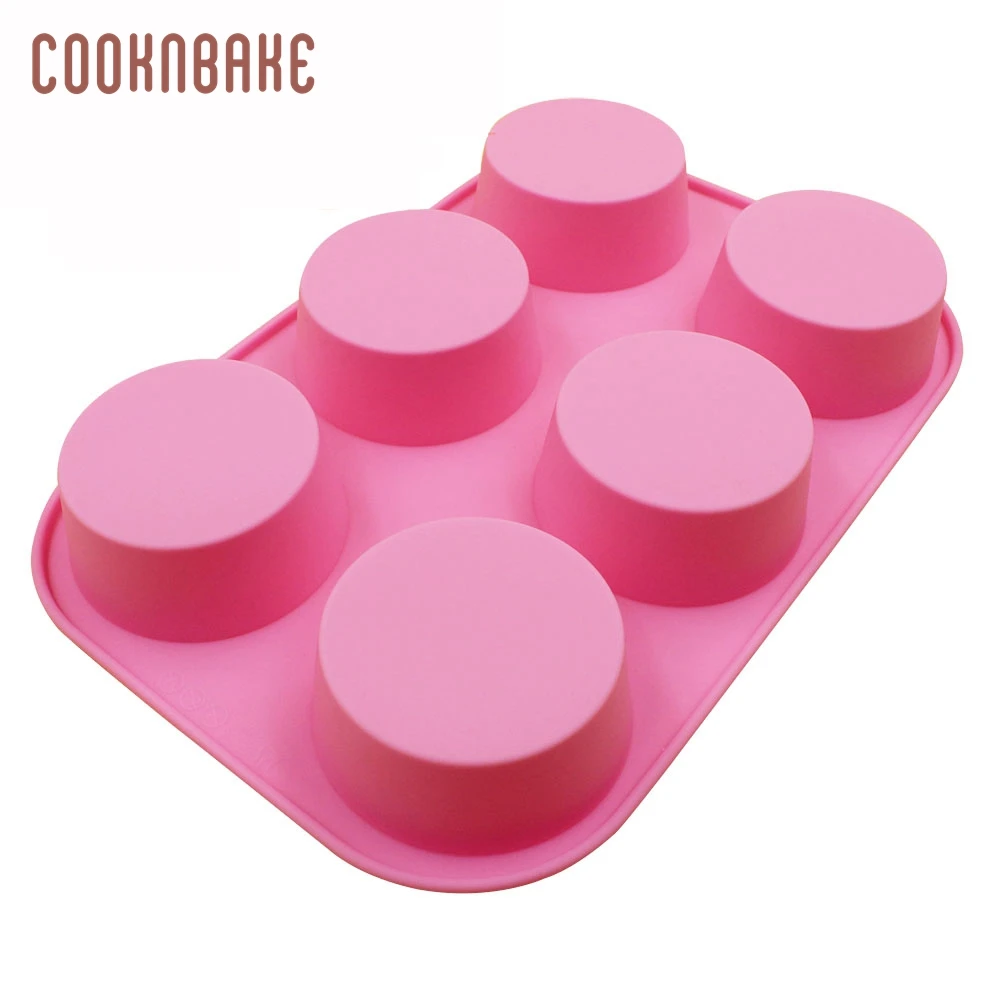 SSCM-001-14 COOKNBAKE силиконовая форма для кексов Круглый Силиконовый маленький инструмент для выпечки торта льда для пудинга и желе Кондитерская форма ручной работы - Цвет: SSCM-001-14