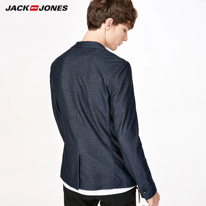 Jack Jones Марка 2018 Новинка мужский пиджак стильный и бизнесный фасон хлопок 59%