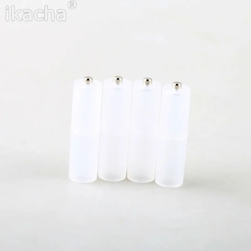 2pcs Plastic Battery Adapter Convertor Size For AAA to AA Cell Adaptor Case Converter Switcher Free Shipping |