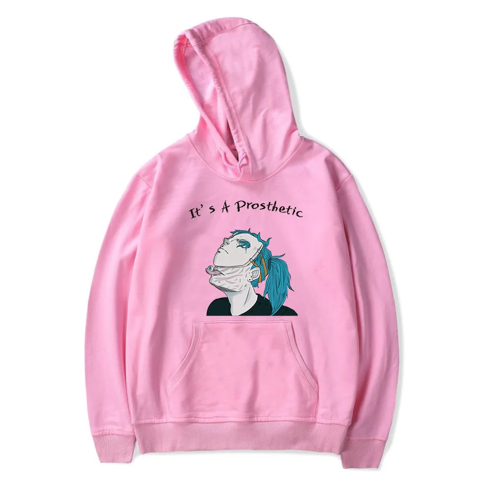 pink sally face top Новинка; Лидер продаж; толстовка с капюшоном для мальчиков и девочек; пуловеры с капюшоном; Розовая Толстовка с принтом «глаза Салли»; детская одежда - Цвет: pink sally face top