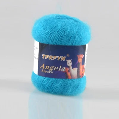 15 lake blue TPRPYN 1 шт. = 42 г Мягкая мохеровая пряжа для ручного вязание крючком из шерсти пряжа для вязания норковая шерсть пряжа мохеровая шерсть для вязания - Цвет: 15 lake blue