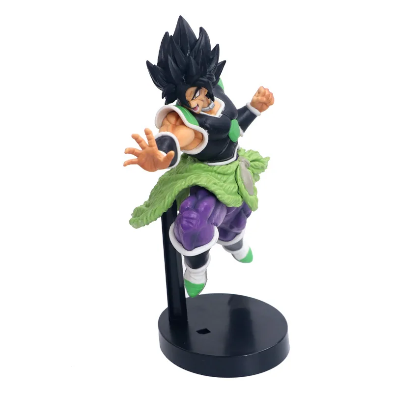 Dragon Ball Z Super Broly Movie Ver. Зеленые волосы против Гоку броли Супер Saiyan боевой формы ПВХ Фигурки Модель DBZ 24 см