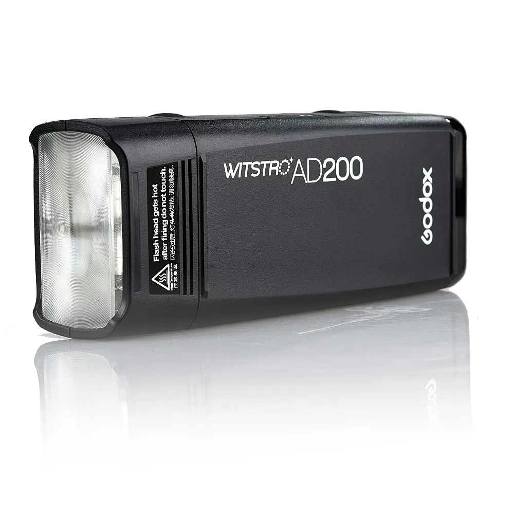 Godox AD200 200Ws 2 4G TTL вспышка стробоскоп 1/8000 HSS Беспроводная монолайт с батареей литиму