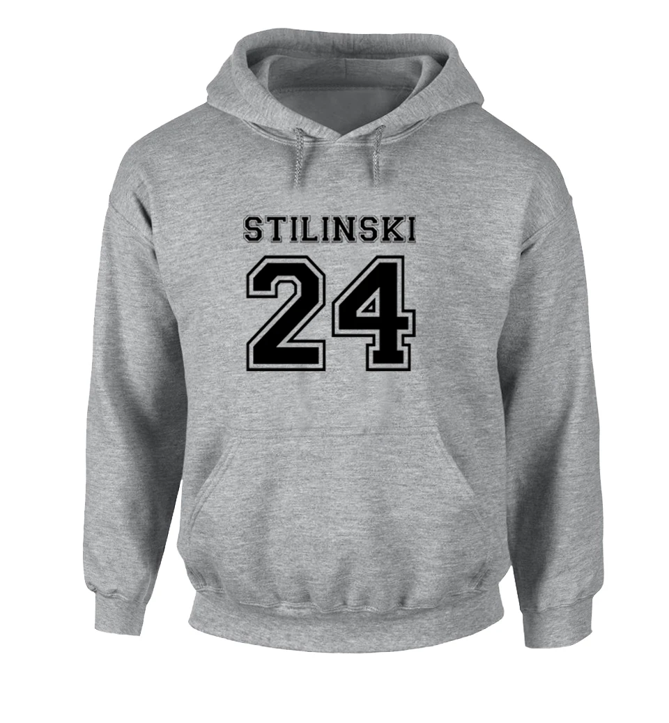 Модная толстовка унисекс Stilinski № 24 дизайнерская с капюшоном для подростков волк