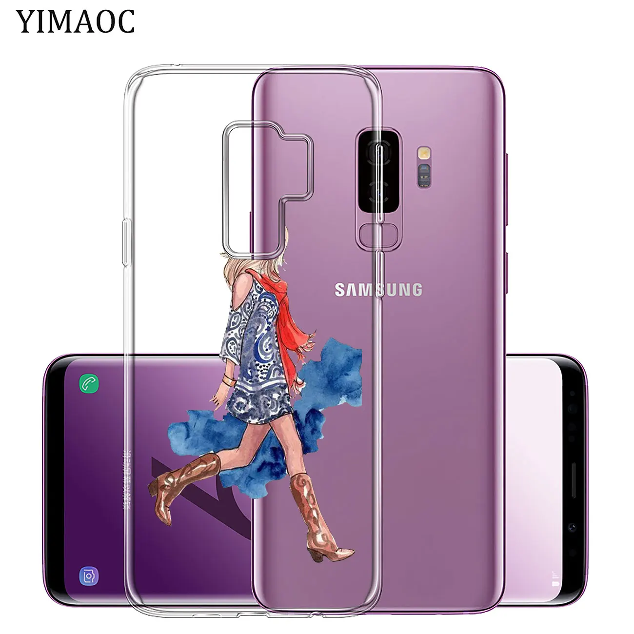 Мягкий силиконовый чехол для телефона Samsung Galaxy S10e S10 S9 S8 Note 10 Plus S7 Edge | Мобильные