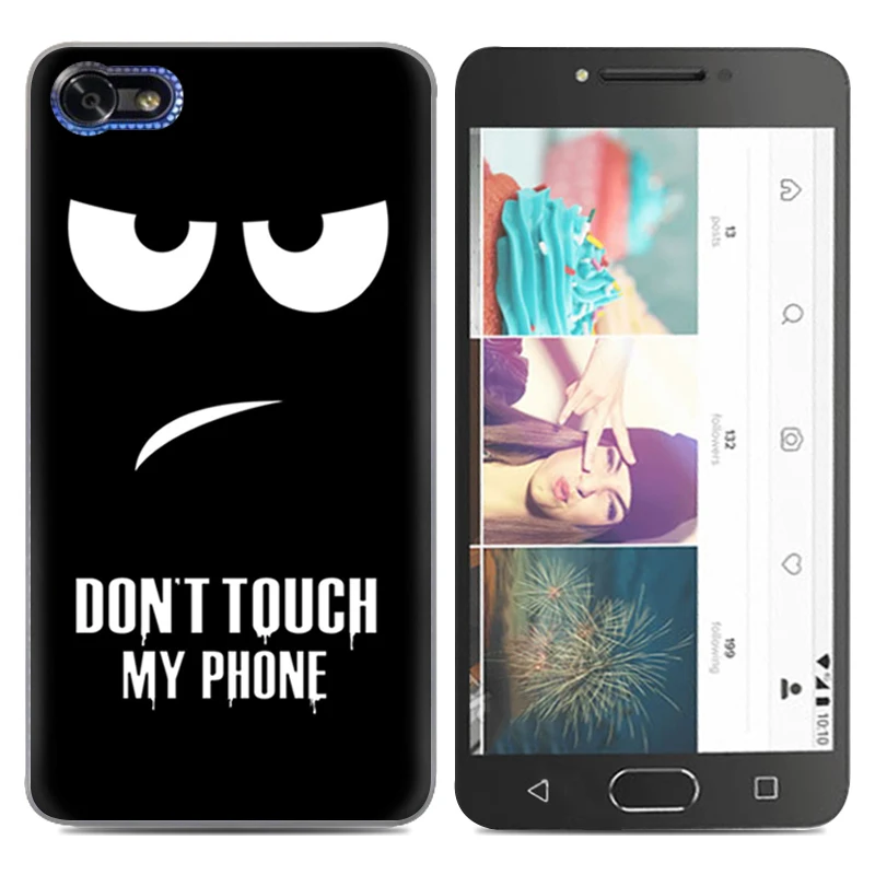 Силиконовый чехол для Alcatel A5 мягкий из ТПУ LED 5085D 5085Y 5 2-дюймовый телефона с