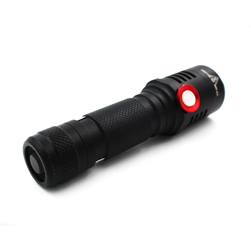 Litwod Z35 микро USB Перезаряжаемый светодиодный фонарик XM-L2 U3 масштабируемый 18650 перезаряжаемый аккумулятор фонарик 1 Режим ВКЛ/ВЫКЛ