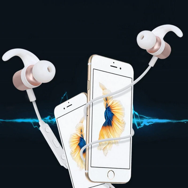 Беспроводные Bluetooth наушники DOITOP Металлические Магнитные BT V4.1 с микрофоном