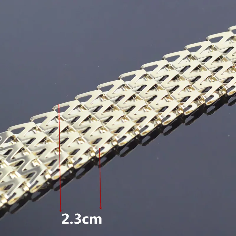 Ожерелье чокер золотистого цвета в модном стиле плетеная цепочка шириной 33 см