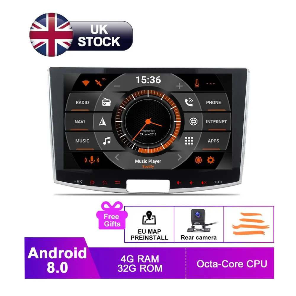 10 1 &quotAndroid 8 0 Автомобильный GPS стерео для Passat B6 B7 CC Magotan 2012 2013 2014 2015 - Цена: 