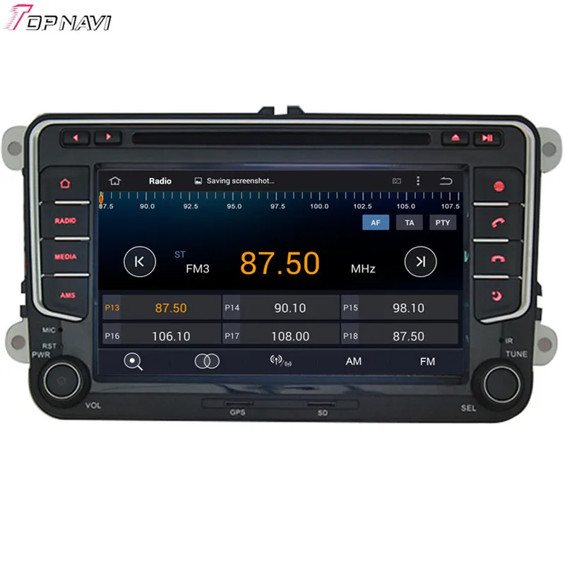 TOPNAVI 7 ''четырехъядерный Android 6 0 Автомобильный DVD проигрыватель для VW PASSAT B6/MAGOTAN