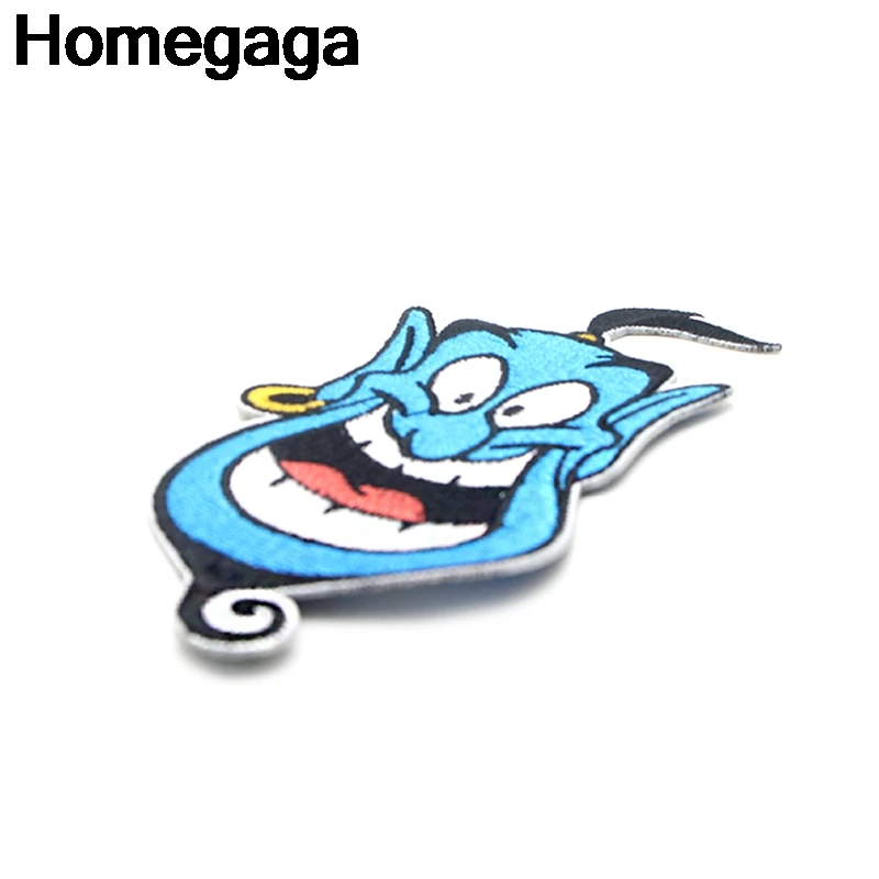 Homegaga мультяшная нашивка волшебная лампа аппликация нашивки наклейки для шитья рубашки одежда значки железная футболка D2103
