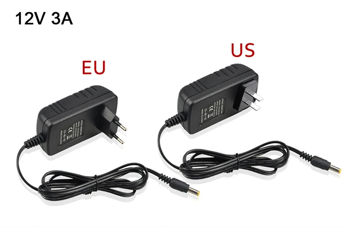 12 В блок питания DC12V адаптер 1A 2A 3A 5A 6A 8A 10A трансформатор переменного тока 110 В 220 В 220 В постоянного тока 12 Вольт 12 В конвертер для светодиодной ленты