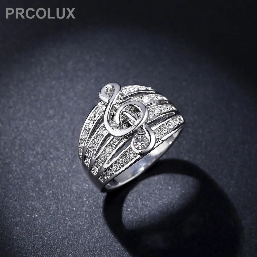 PRCOLUX модная одежда для девочек обручальное кольцо кольца Для женщин Кристалл