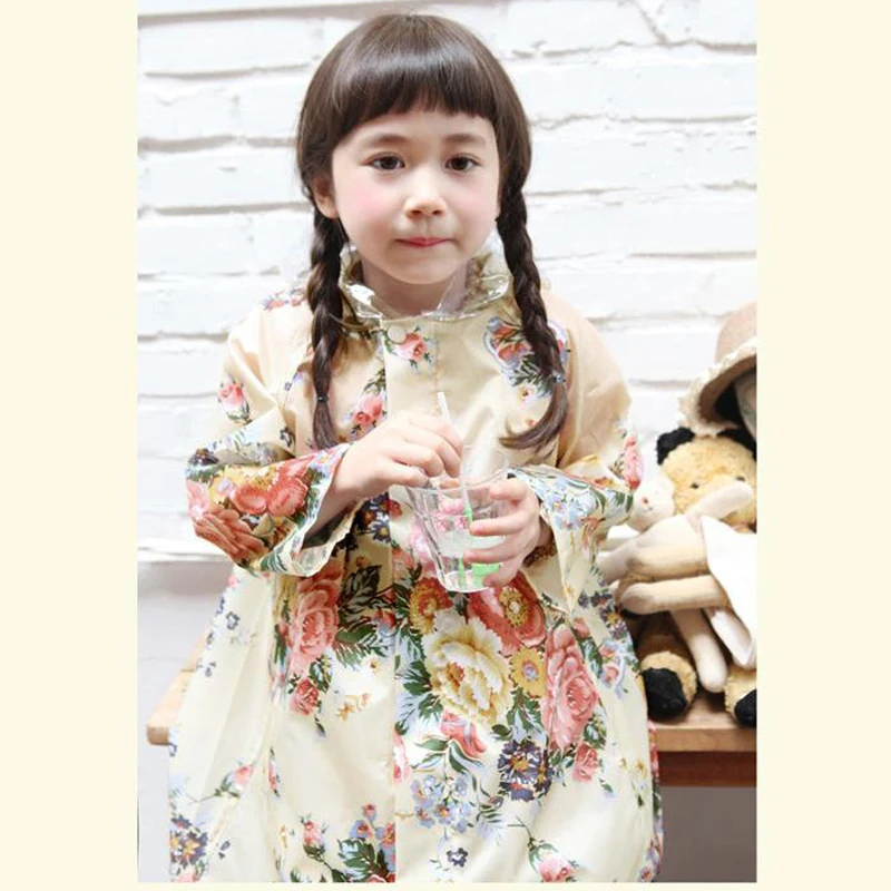 Лидер продаж 2020 милый большой цветок для детей и взрослых Модный Плащ дождевик