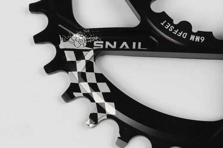 

SNAIL 30/32/34T Positive and Negative Teeth Chainwheel Cycling GXP Crankset Ring Aluminum Alloy Chainwheel 8~11S Chains 3Color