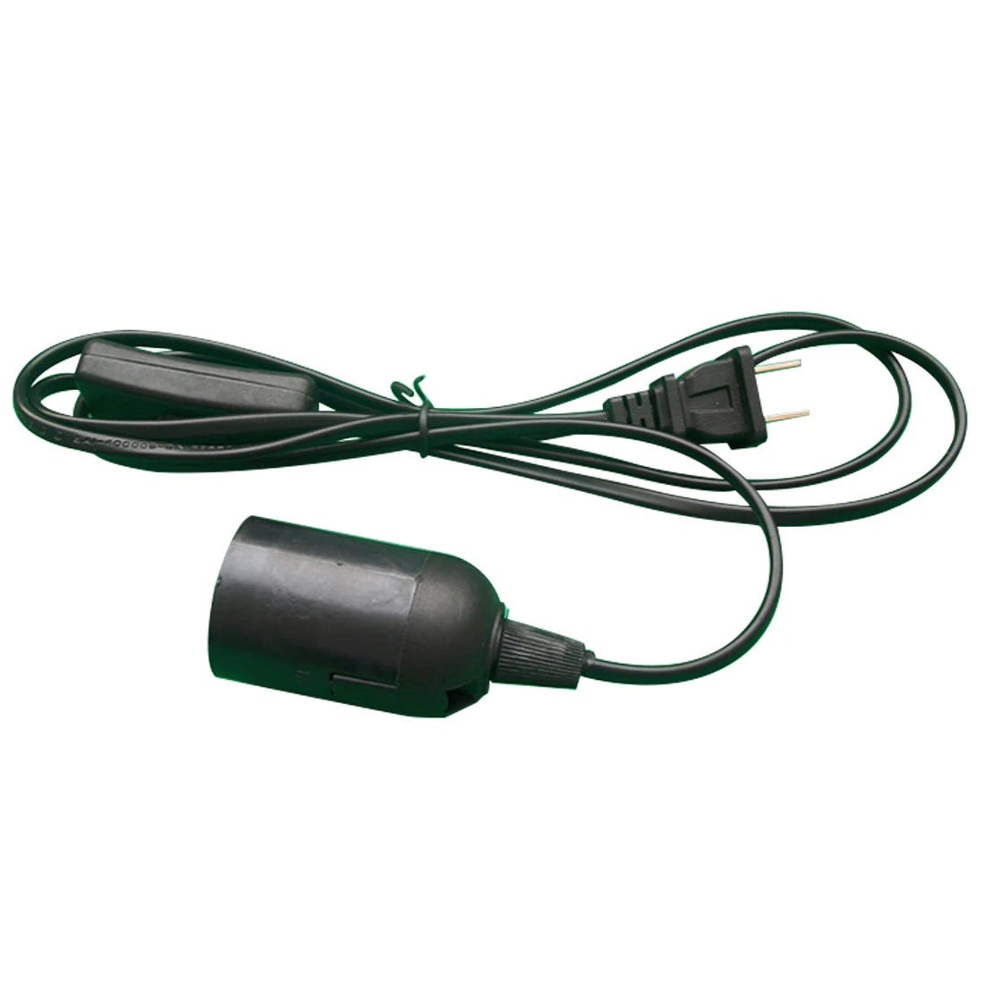 Black US Plug 1,5 м Мощность Шнур кабель E27 Цоколи ЕС/штепсельная вилка американского стандарта с переключателем провода для подвесной светодиодный лампы Hanglamp подвесной держатель гнезда - Цвет: Black US Plug