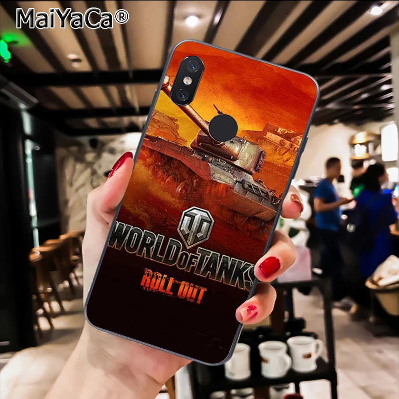 A6 MaiYaCa world of tanks Черная мягкая крышка чехол для телефона для Xiaomi Redmi8 4X 6A S2 7A 6A Redmi 5 5Plus Note5 7 Note8Pro - Color: A6
